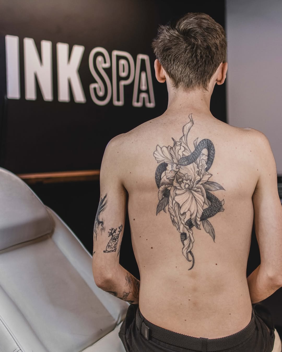 Tattoo by @gagemansfield.tattoos — black_and_grey, realism