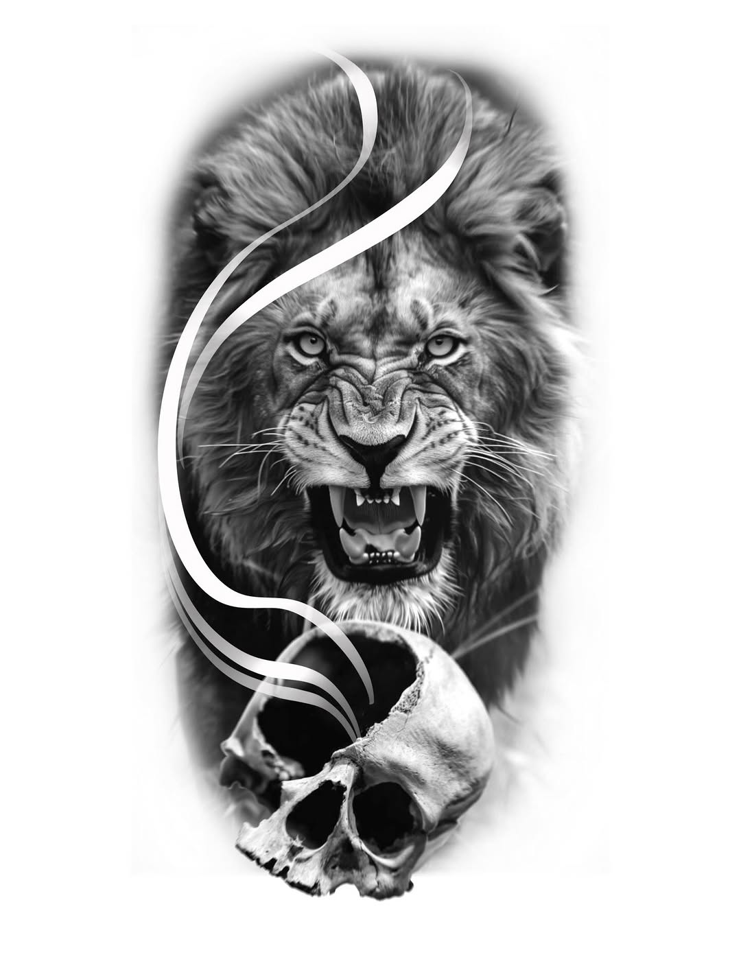 Tattoo by @drewfostertattoo — realism, black_and_grey