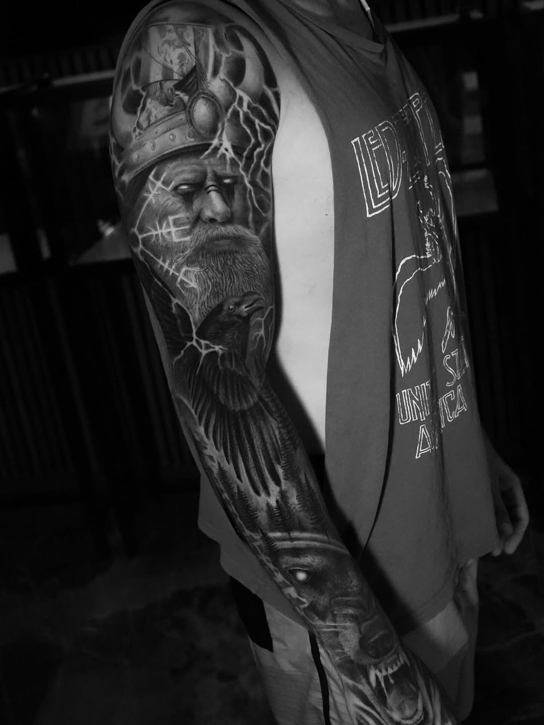 Tattoo by @luispereyra.tattoo β realism, black_and_grey