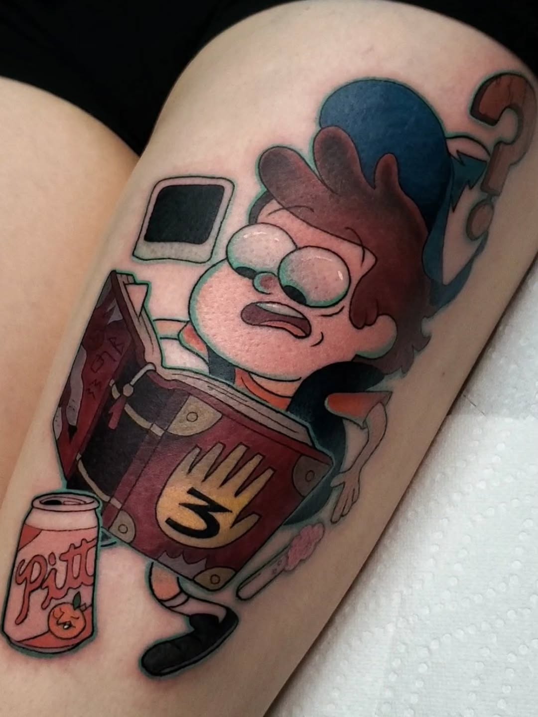 Tattoo by @batbonez — anime, new_school