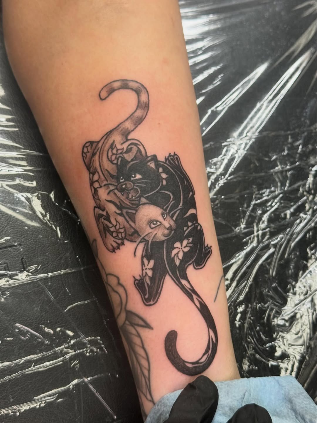 Tattoo by @khangtart — black_and_grey