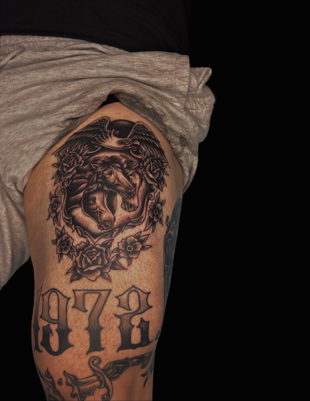 Tattoo by @wizdtattoo — black_and_grey, realism