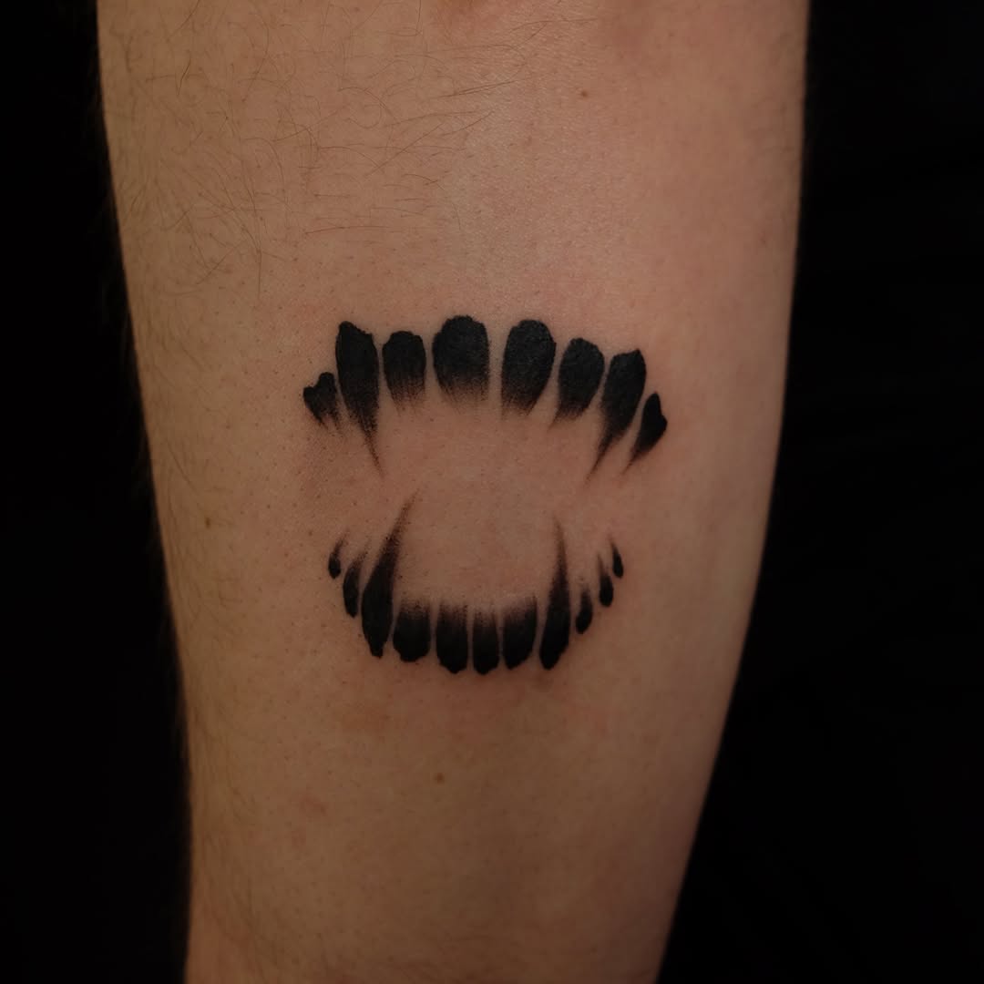 Tattoo by @baby.cleaver — blackwork