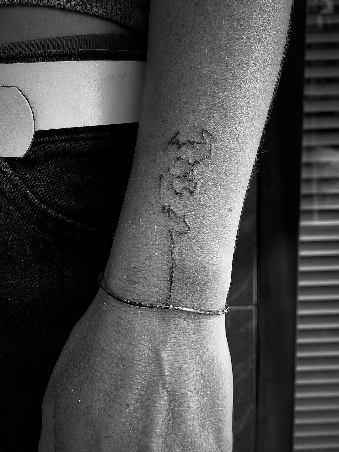 Tattoo by @titsfortatt — fine_line, lettering_script