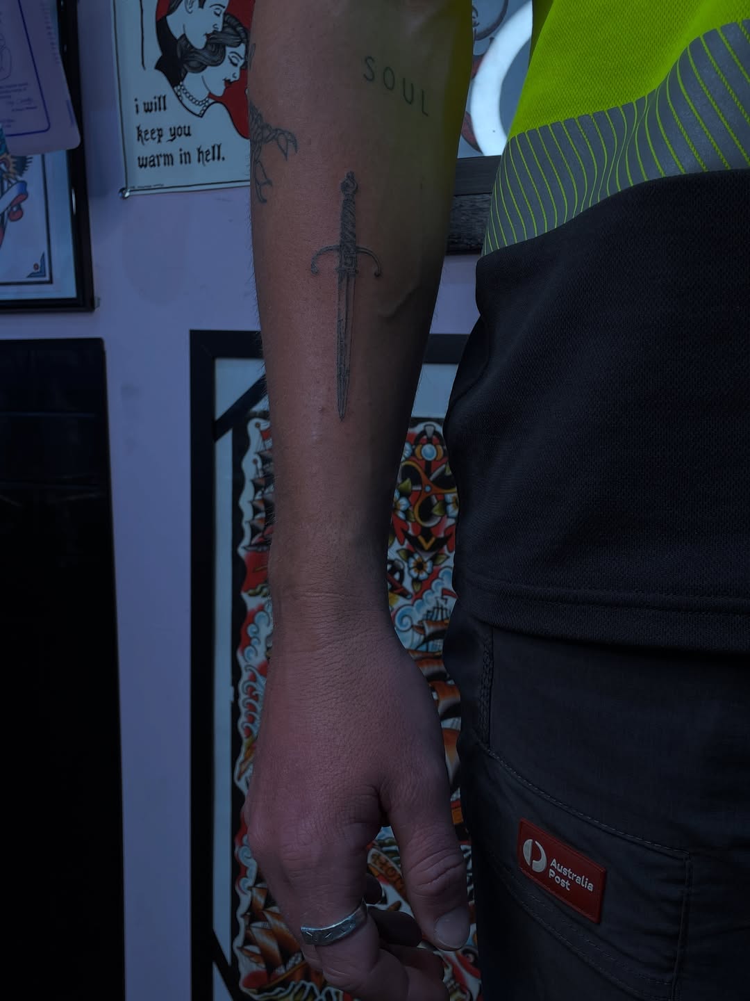Tattoo by @titsfortatt — fine_line, black_and_grey