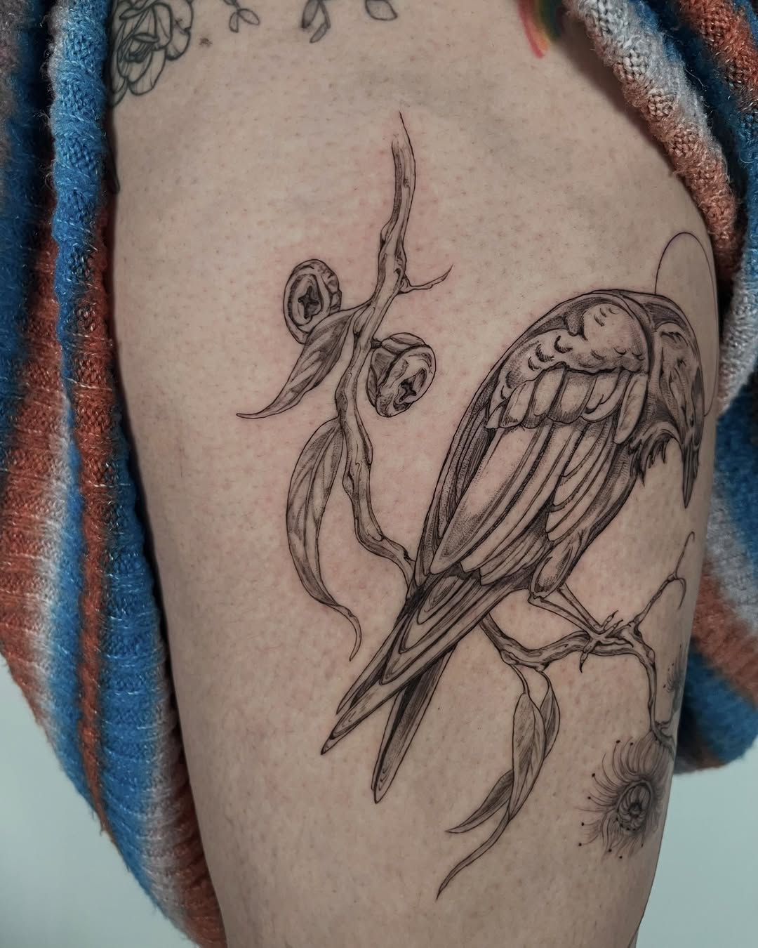 Tattoo by @teattoos β illustrative, black_and_grey
