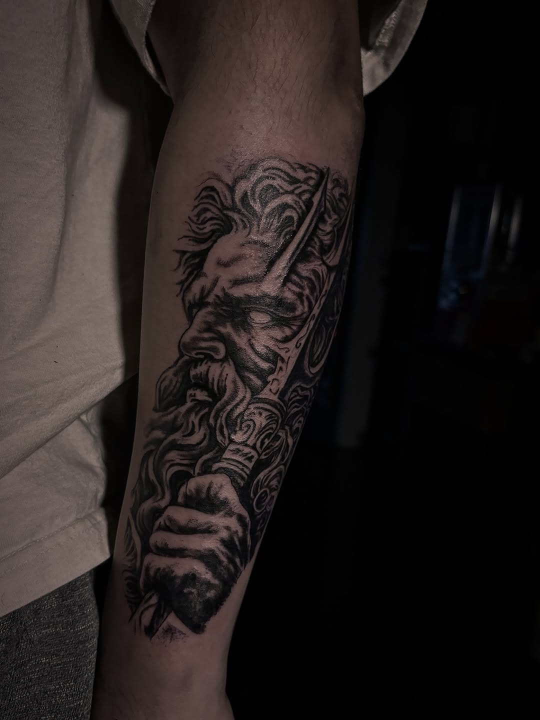 Tattoo by @mattbrookstattoo — black_and_grey, realism