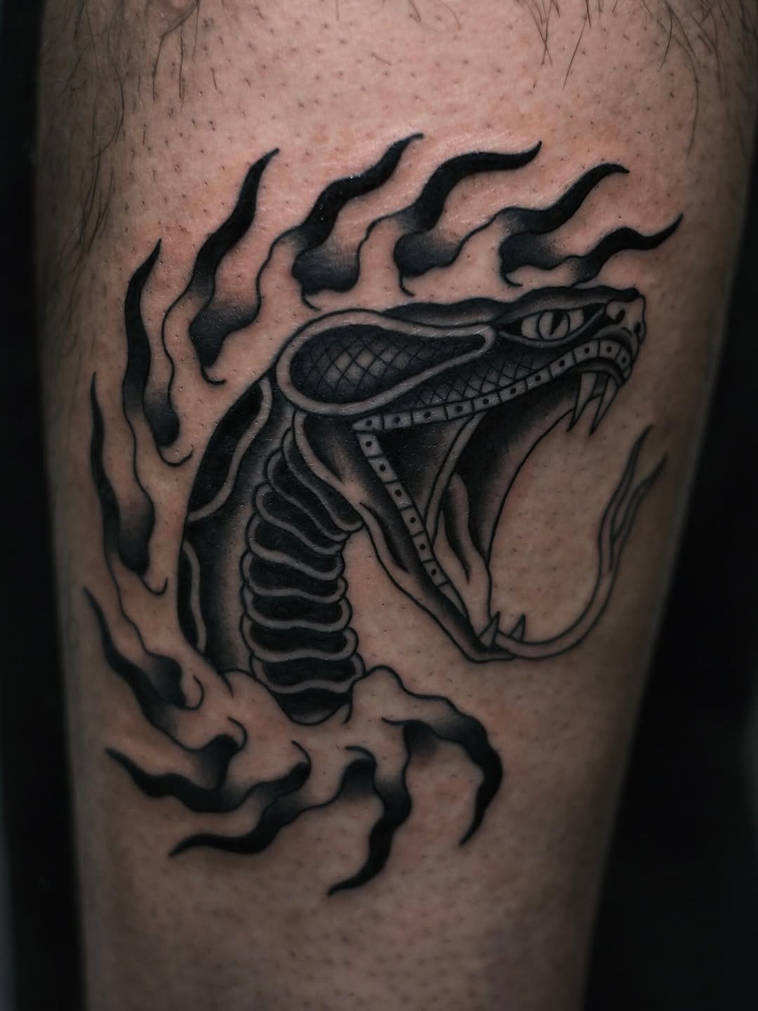 Tattoo by @hry.cyc — american_traditional, black_and_grey