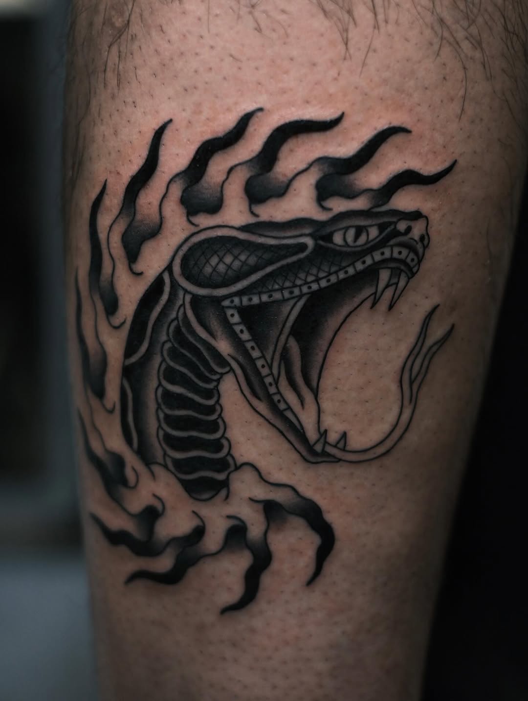 Tattoo by @hry.cyc — american_traditional, black_and_grey