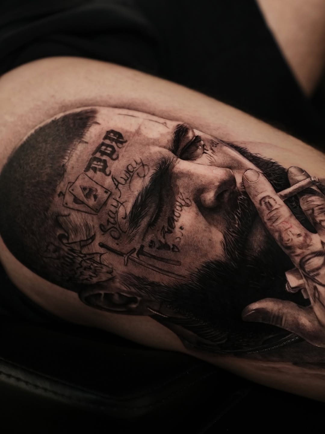 Tattoo by @pinedatattoo79 โ realism, black_and_grey