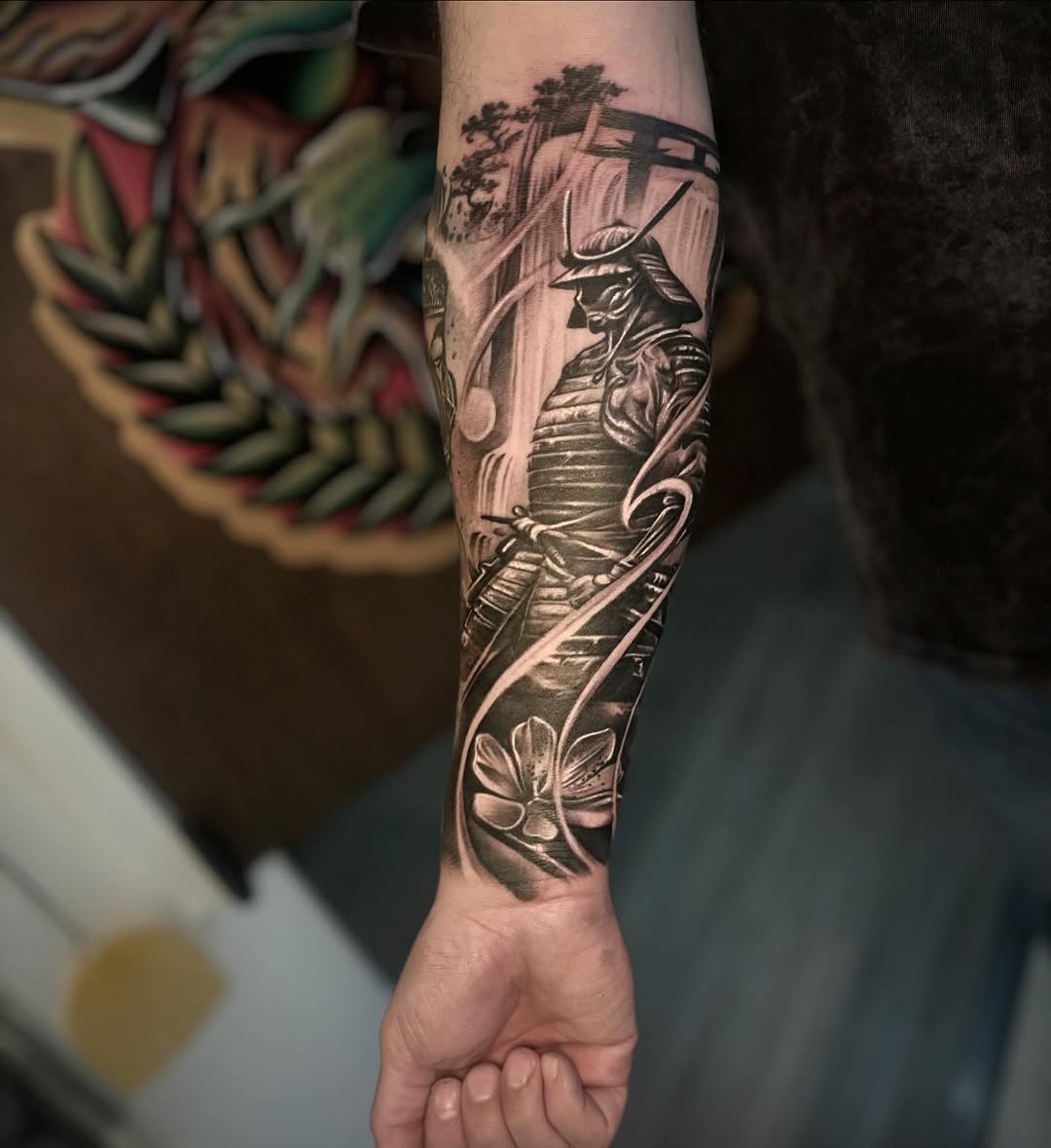 Tattoo by @official_willoink โ black_and_grey, realism