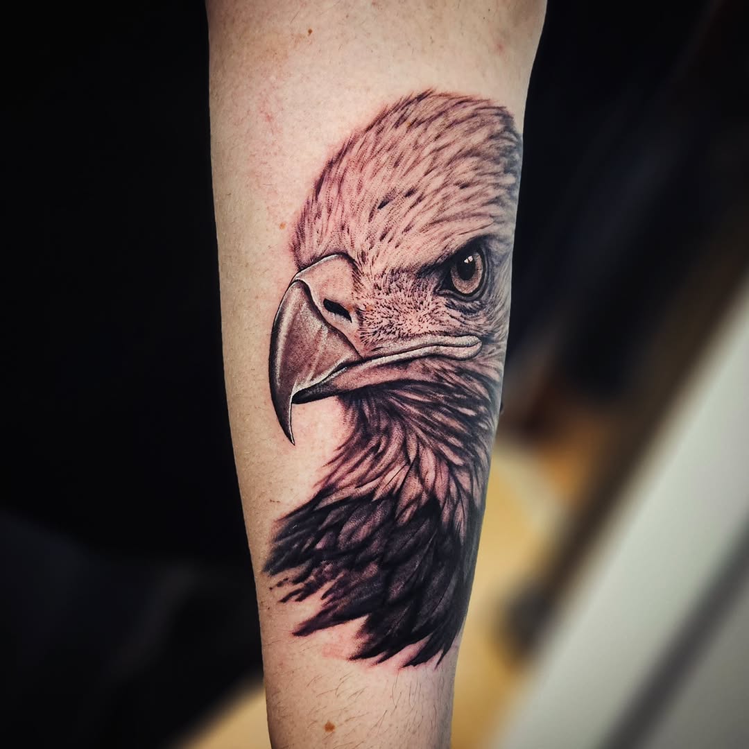 Tattoo by @isaacm_tattoos — realism, black_and_grey