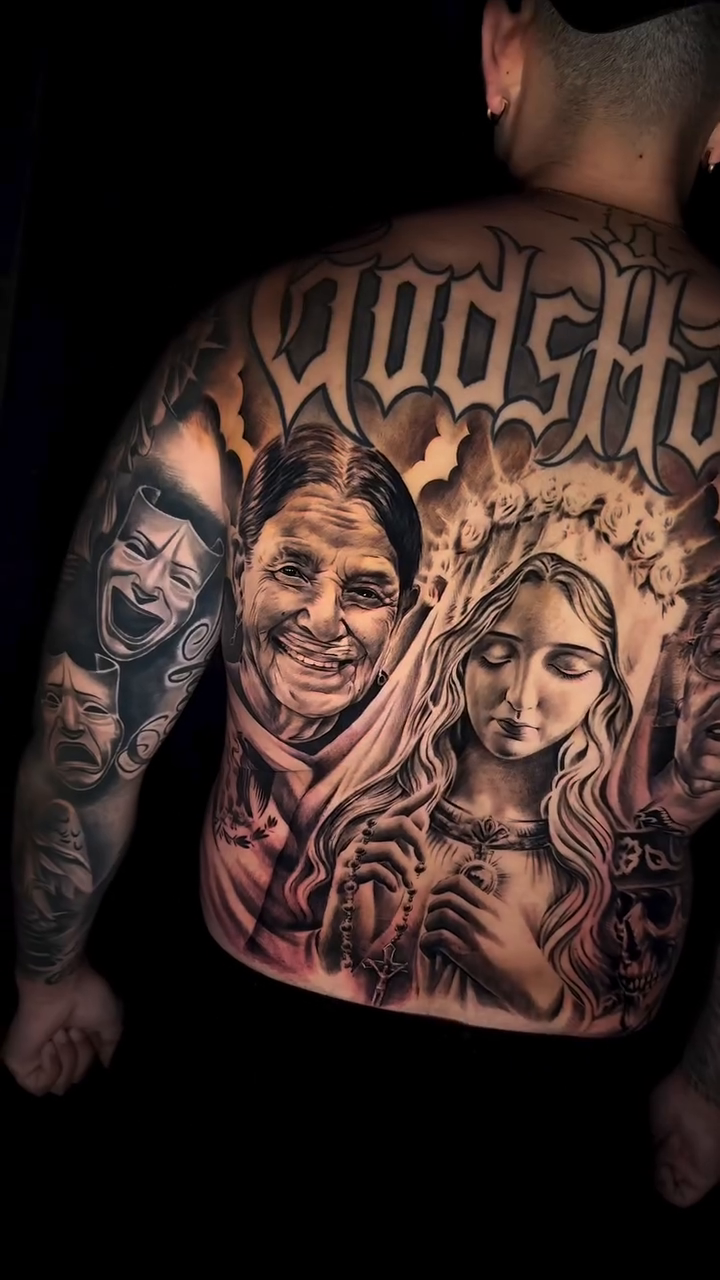 Tattoo by @rayochoaart — black_and_grey, realism