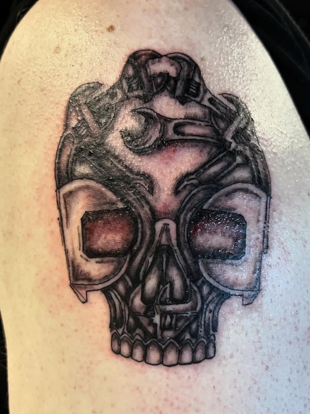 Tattoo by @jaygraceinks — black_and_grey