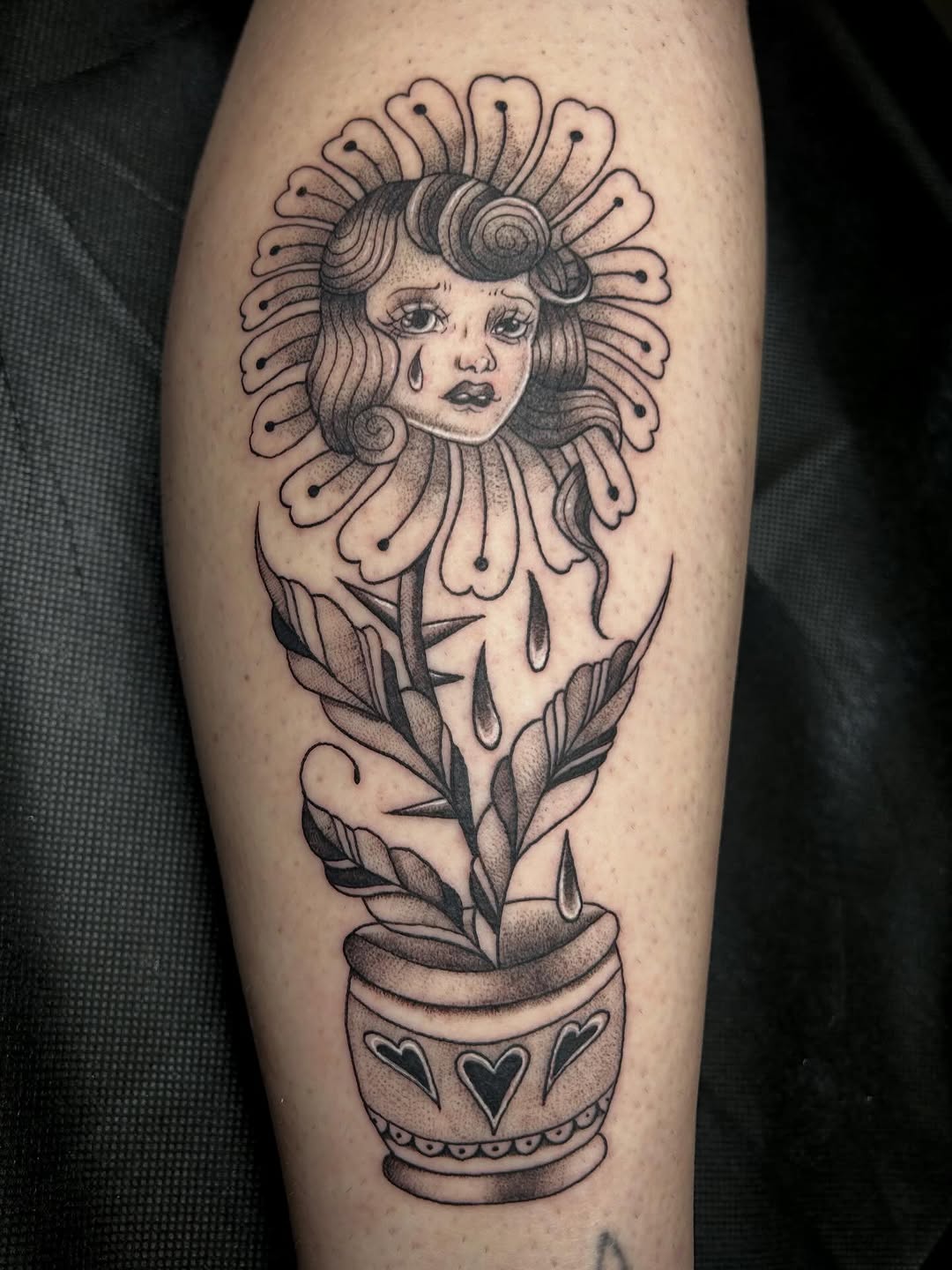 Tattoo by @bloodybriaa — american_traditional, illustrative