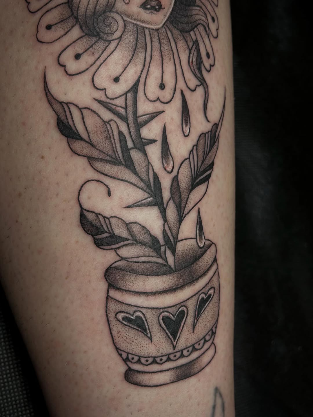 Tattoo by @bloodybriaa — american_traditional, illustrative