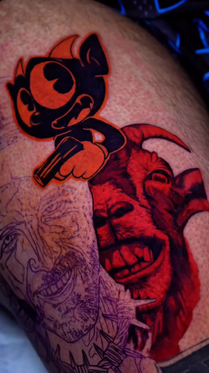 Tattoo by @alias.zala.tattoo — neo_traditional, trash_polka