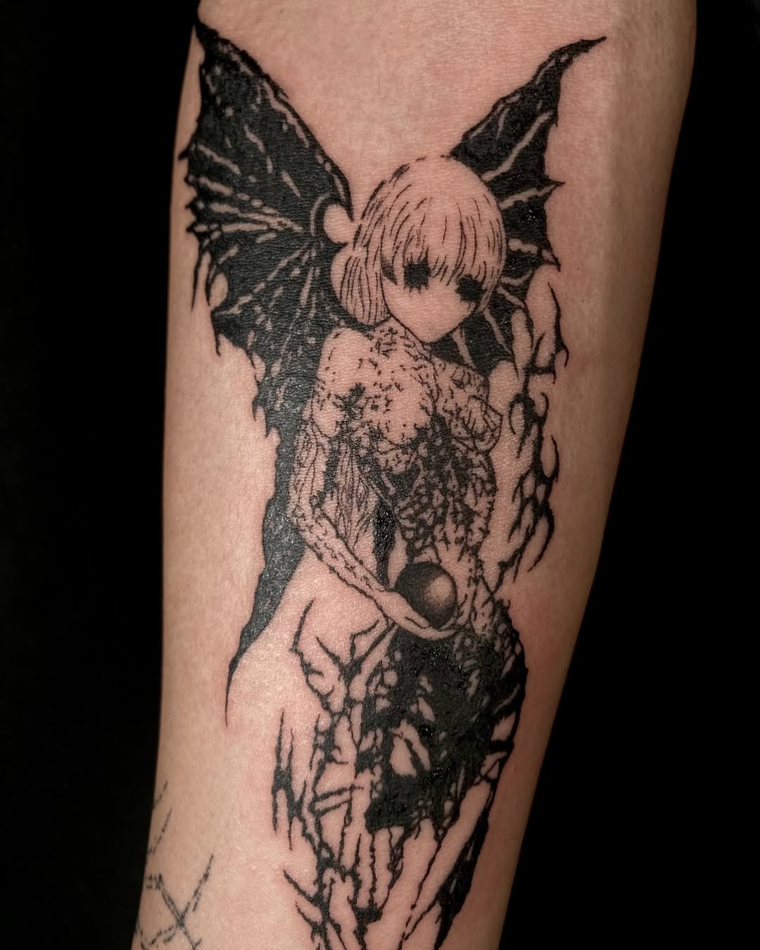Tattoo by @skinwalker.ta2 โ blackwork, illustrative