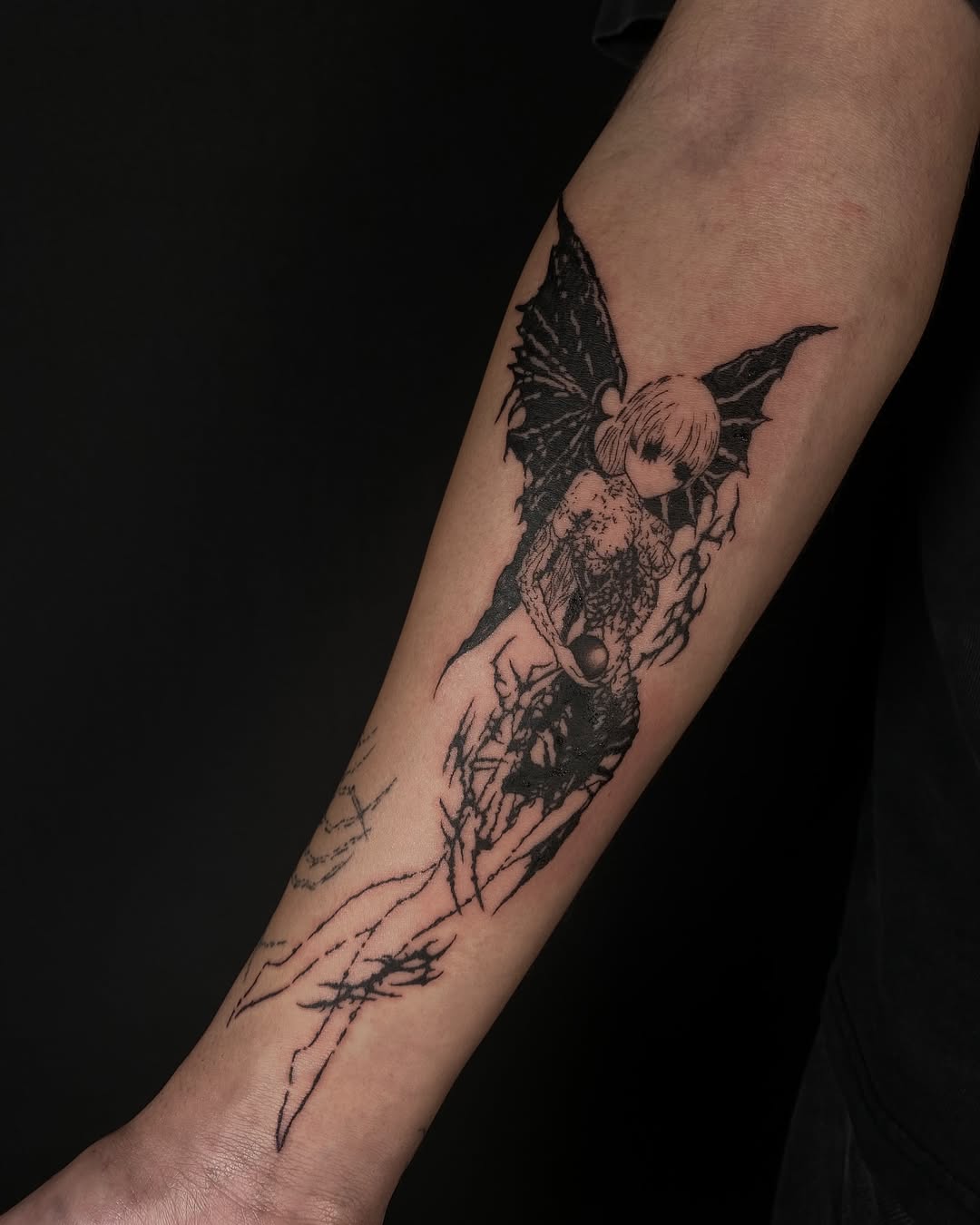Tattoo by @skinwalker.ta2 โ blackwork, illustrative