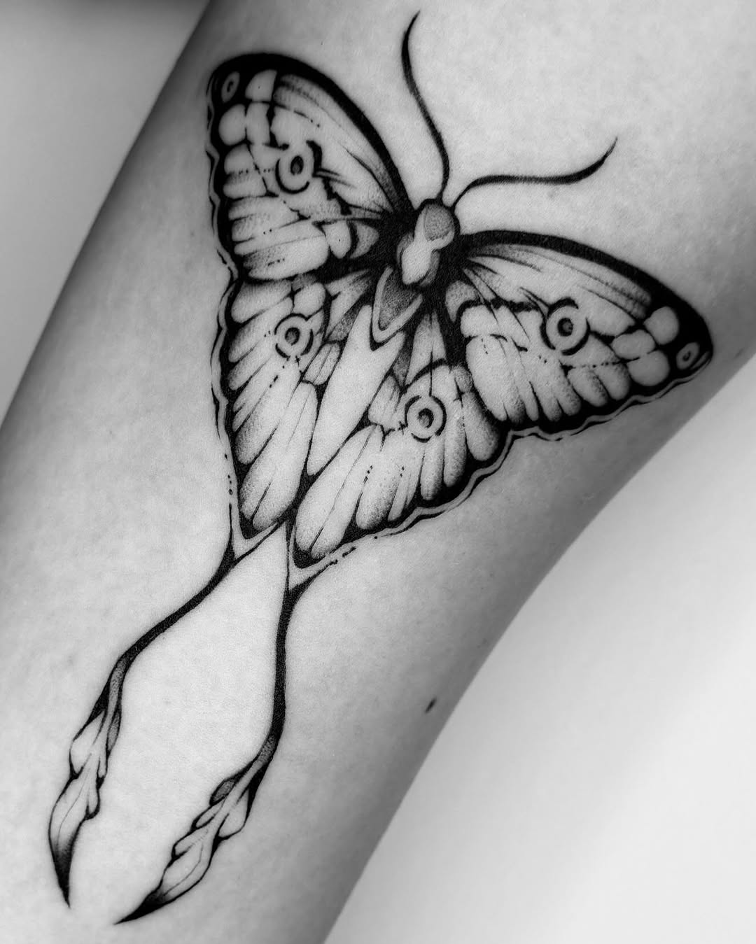Tattoo by @tatxjoy — fine_line, black_and_grey