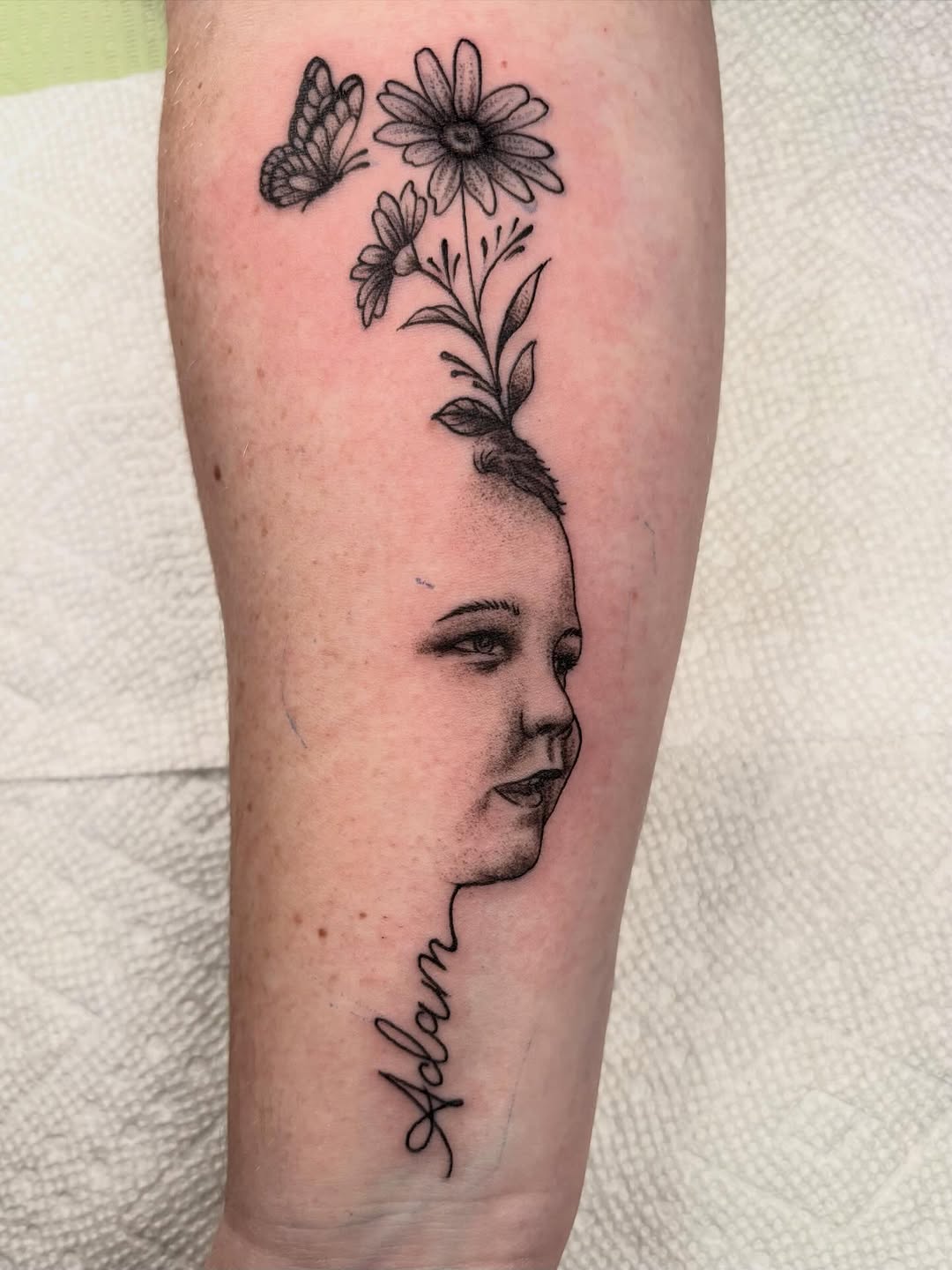 Tattoo by @_mad.as.a.hatter.art_ — fine_line, black_and_grey