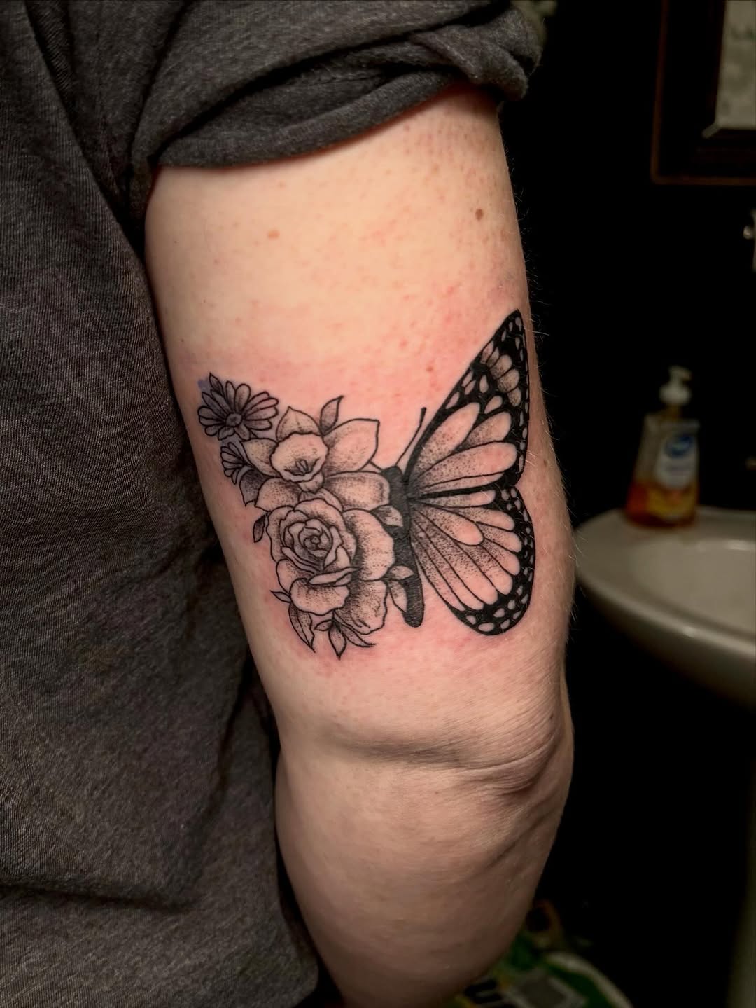 Tattoo by @_mad.as.a.hatter.art_ — fine_line, black_and_grey
