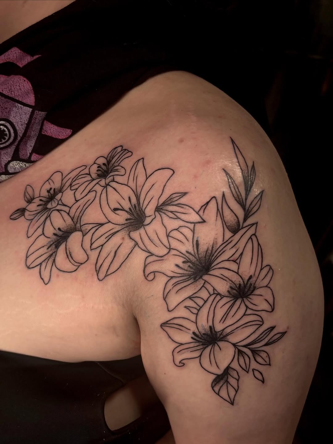 Tattoo by @_mad.as.a.hatter.art_ — fine_line, black_and_grey