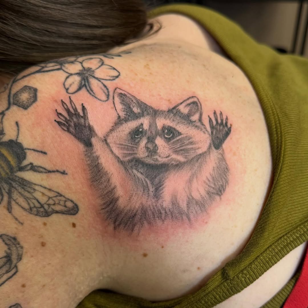 Tattoo by @keely_savage — black_and_grey, realism