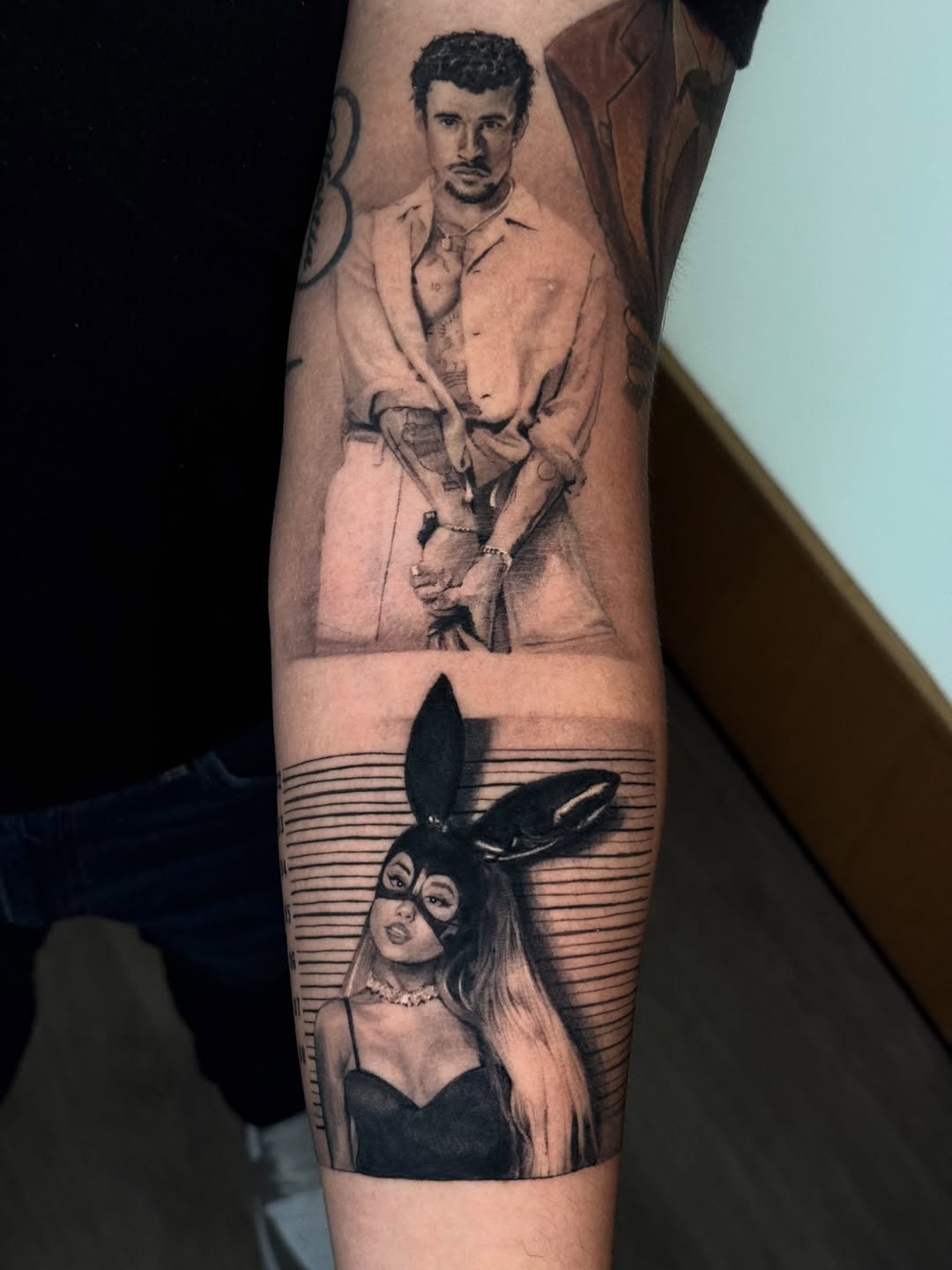 Tattoo by @nestormurrayart โ realism, black_and_grey