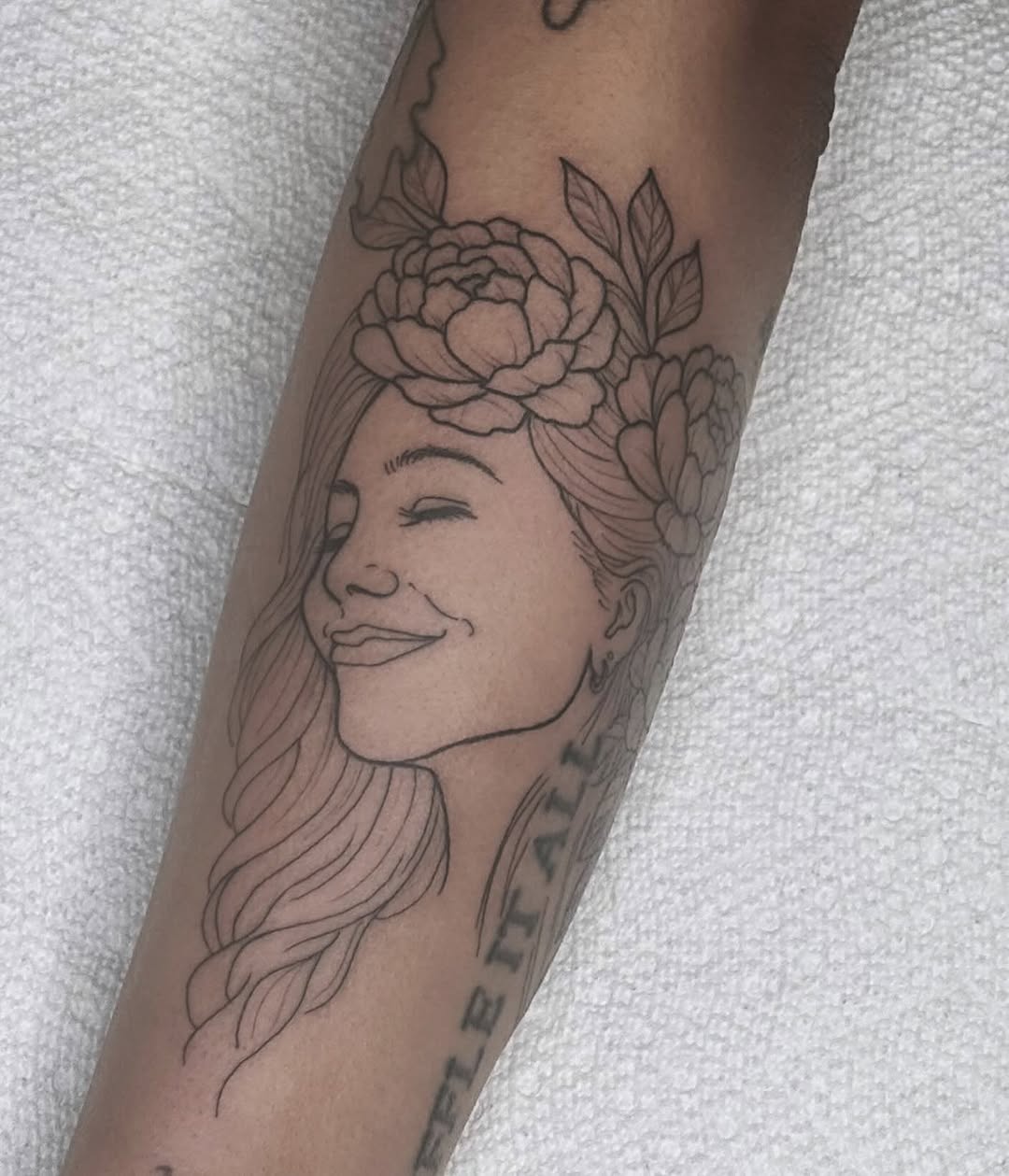 Tattoo by @eric_axle — fine_line, lettering_script