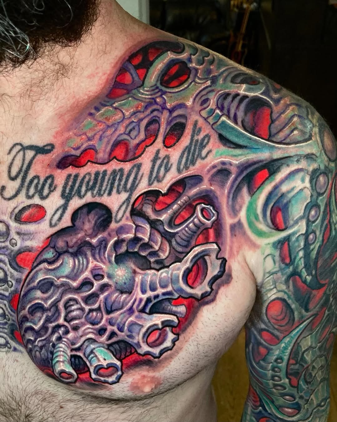 Tattoo by @jwheelwrighttattoos — dark_realism, lettering_script
