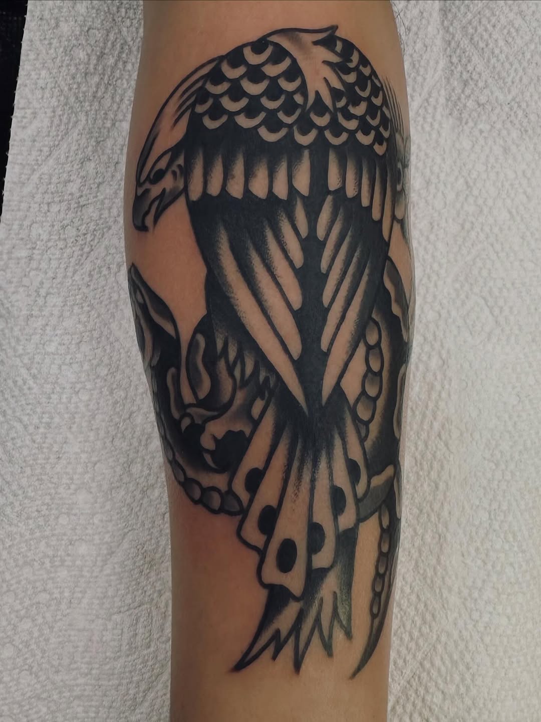 Tattoo by @davegtat2 — american_traditional, black_and_grey