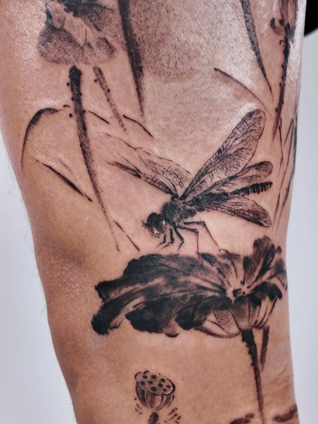 Tattoo by @junsinkmontreal โ black_and_grey, illustrative