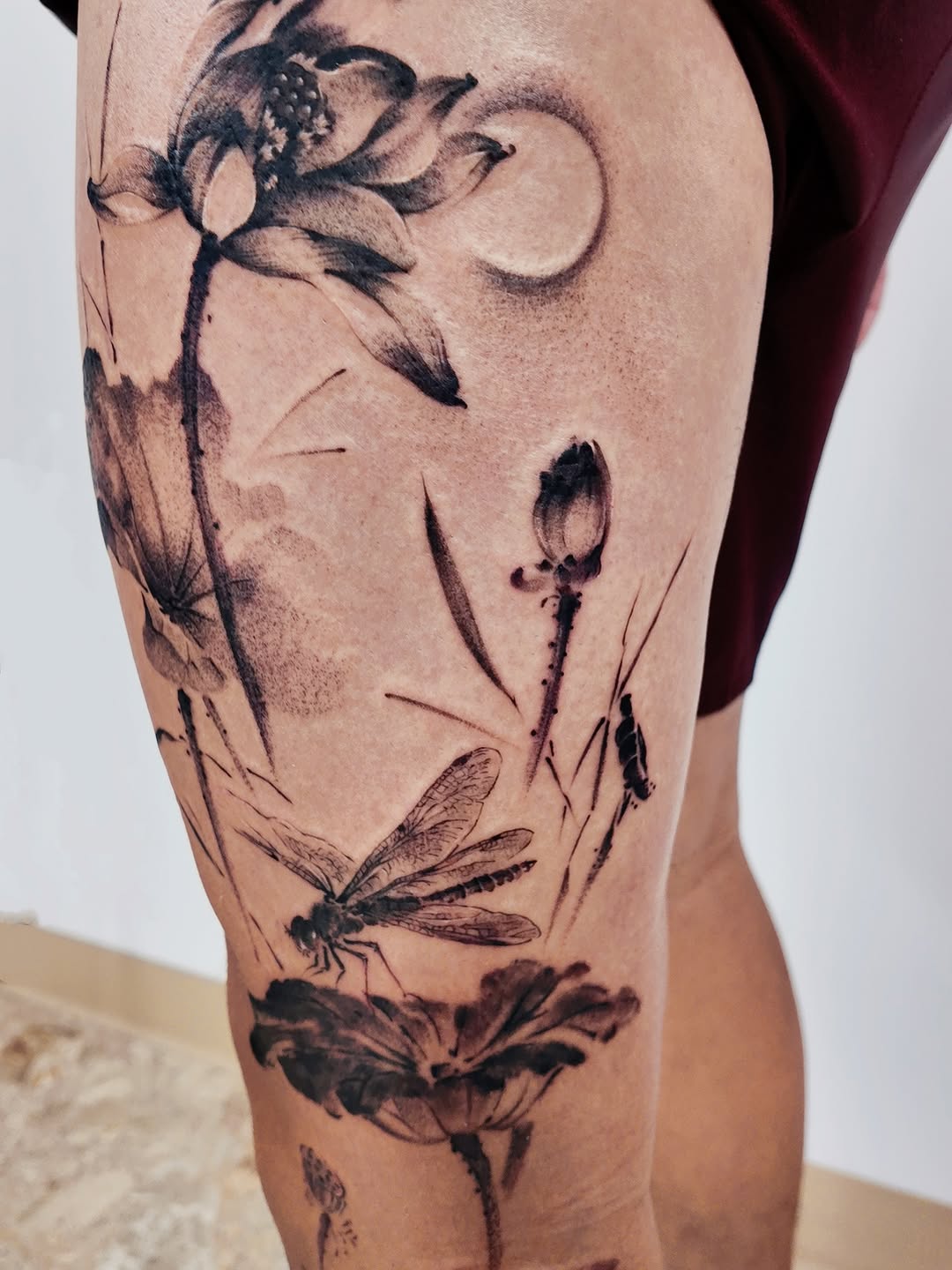 Tattoo by @junsinkmontreal โ black_and_grey, illustrative