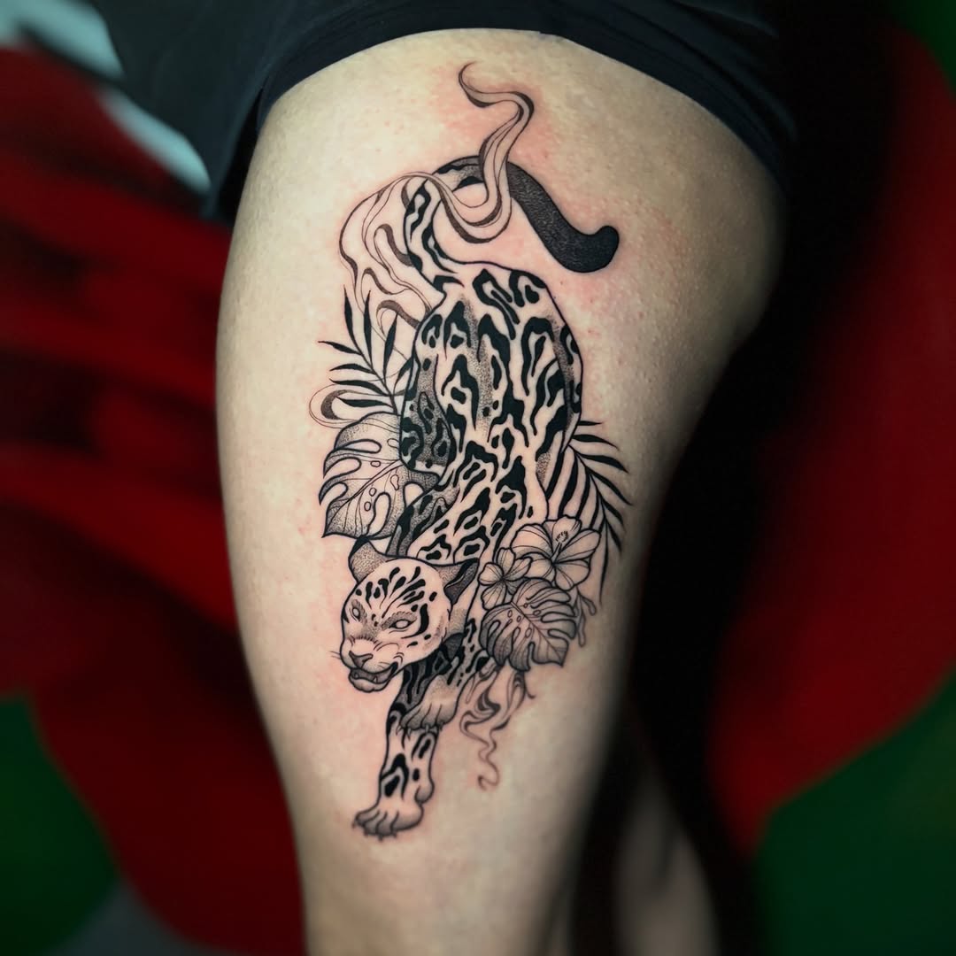 Tattoo by @5am.x.tattoos — black_and_grey, realism