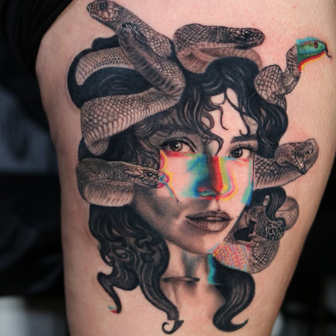 Tattoo by @remedyrook — realism, black_and_grey