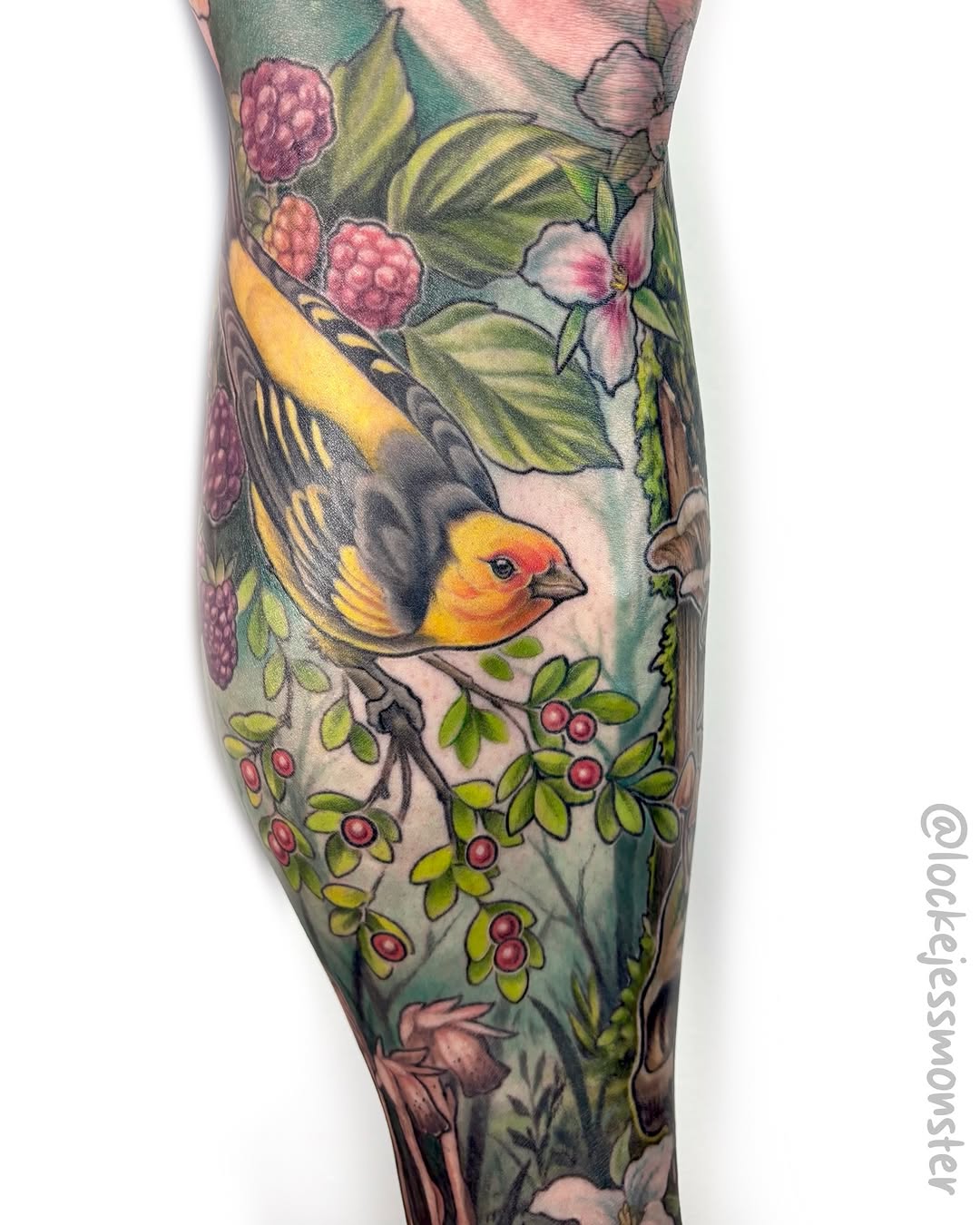 Tattoo by @lockejessmonster — realism, fine_line