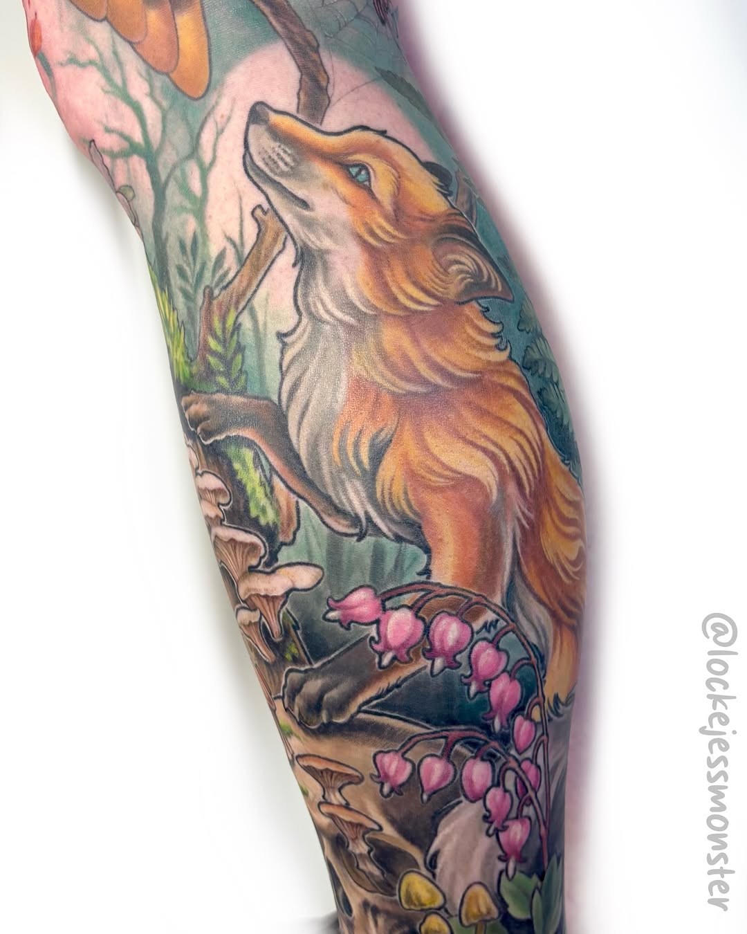 Tattoo by @lockejessmonster — realism, illustrative