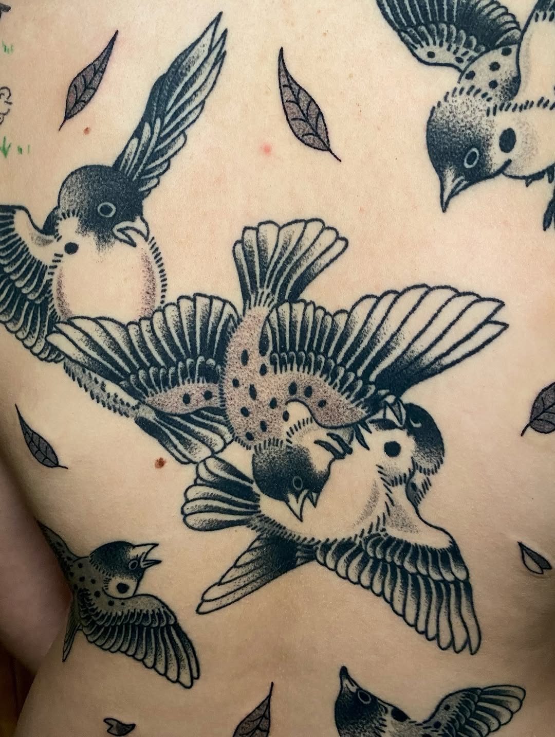 Tattoo by @cluelesstattoos — illustrative, black_and_grey