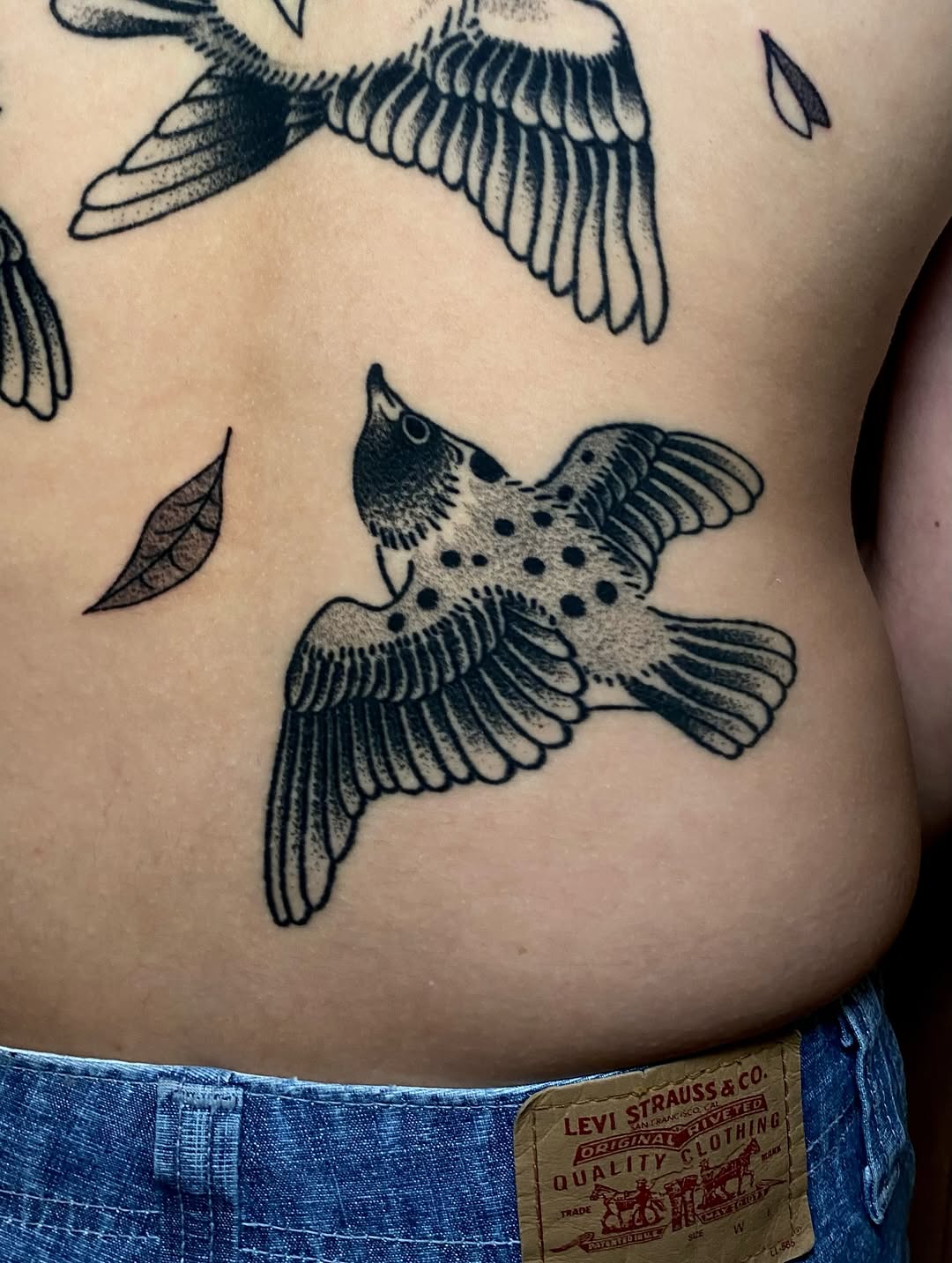 Tattoo by @cluelesstattoos — illustrative, black_and_grey