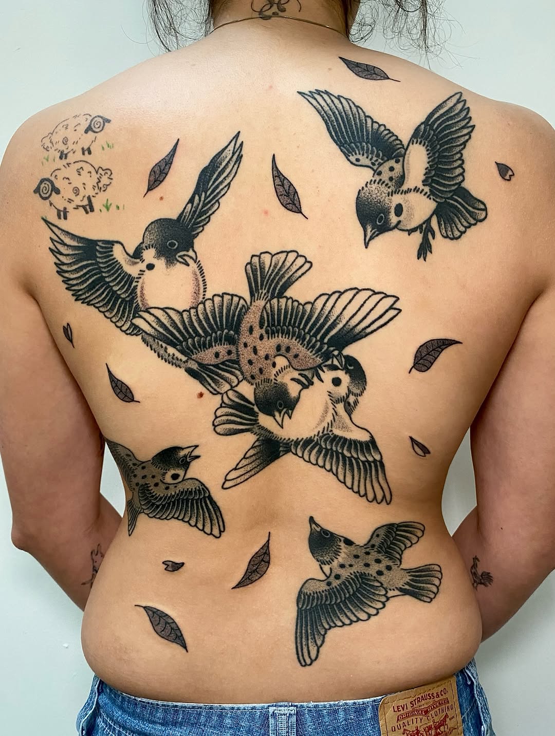 Tattoo by @cluelesstattoos — illustrative, black_and_grey