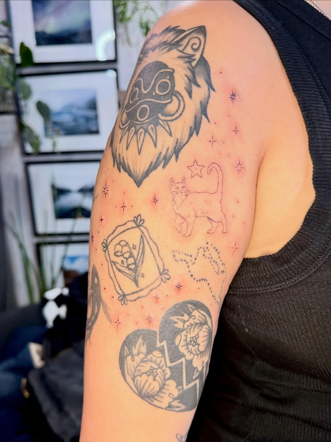 Tattoo by @artfully.adria — black_and_grey, fine_line