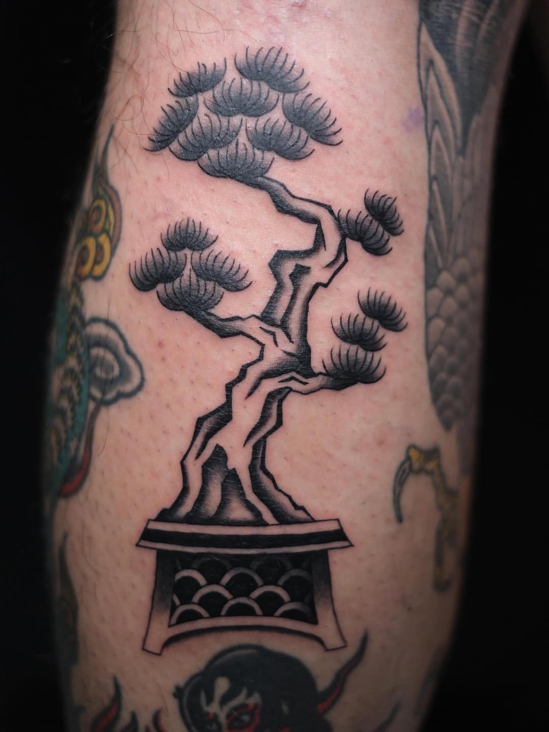 Tattoo by @hry.cyc — japanese_irezumi, black_and_grey