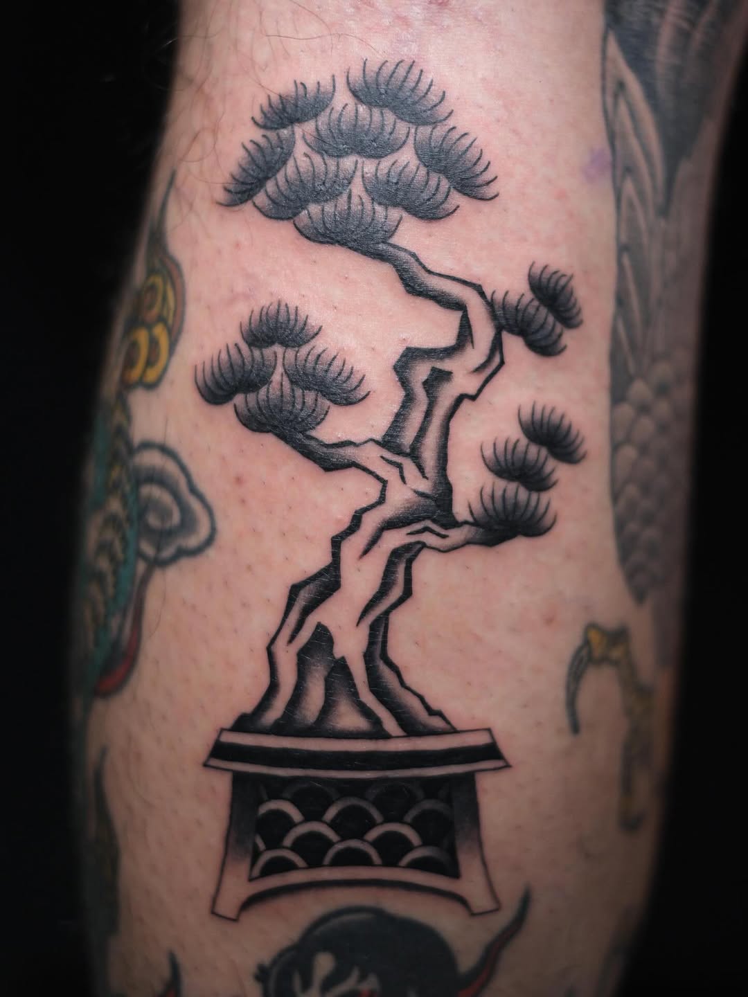 Tattoo by @hry.cyc — japanese_irezumi, black_and_grey