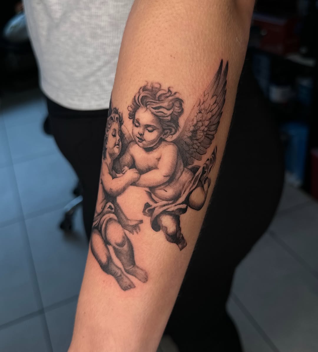 Tattoo by @av_tatts — realism, black_and_grey