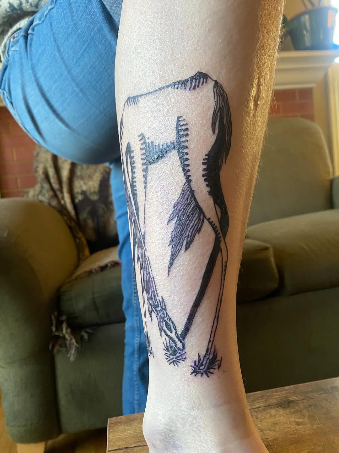 Tattoo by @littleblackdogtattoo — black_and_grey, illustrative