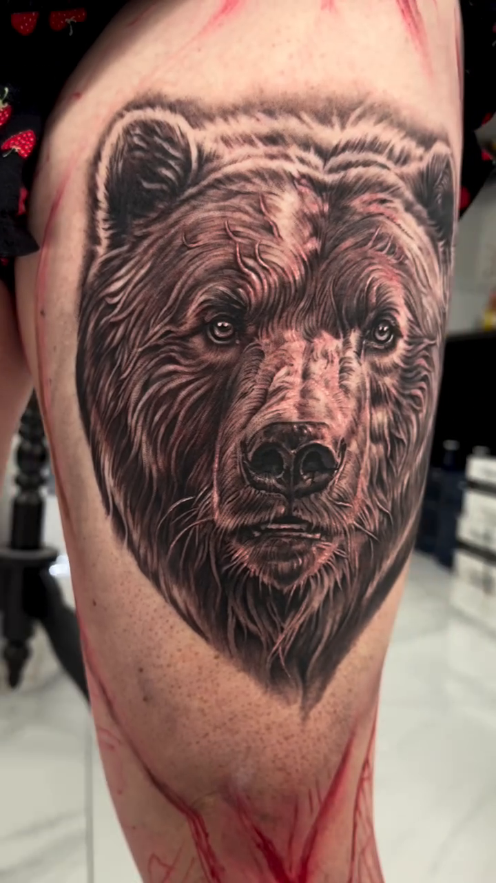 Tattoo by @rtk_tats — realism, black_and_grey