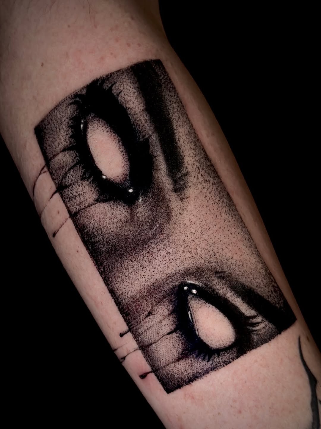 Tattoo by @desolate_tattoos — blackwork
