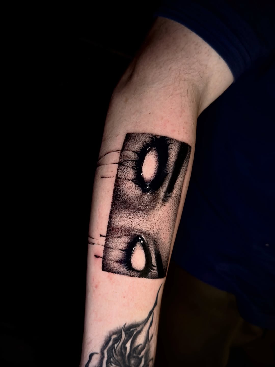 Tattoo by @desolate_tattoos — blackwork