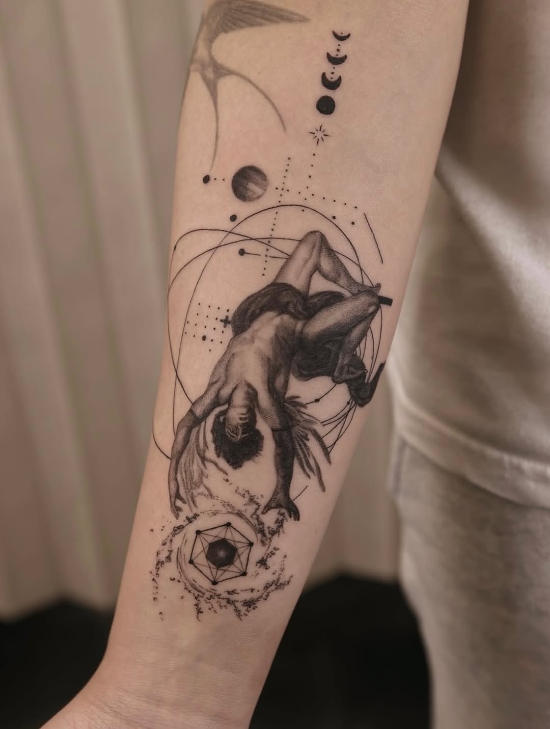 Tattoo by @iris.tatts — black_and_grey, realism